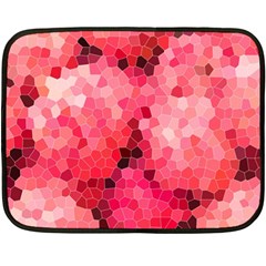 Mosaic Structure Pattern Background Two Sides Fleece Blanket (mini) by Hannah976