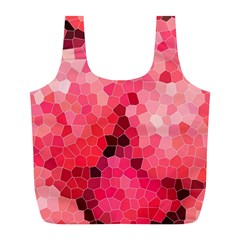 Mosaic Structure Pattern Background Full Print Recycle Bag (l) by Hannah976