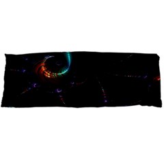 Fractal Transfer Metallic Black Body Pillow Case Dakimakura (two Sides) by Hannah976