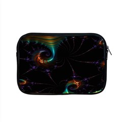 Fractal Transfer Metallic Black Apple Macbook Pro 15  Zipper Case by Hannah976