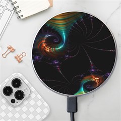 Fractal Transfer Metallic Black Wireless Fast Charger(white) by Hannah976