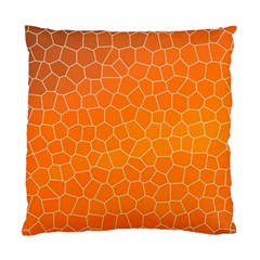 Orange Mosaic Structure Background Standard Cushion Case (one Side) by Hannah976