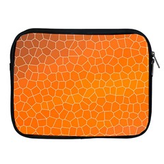 Orange Mosaic Structure Background Apple Ipad 2/3/4 Zipper Cases by Hannah976