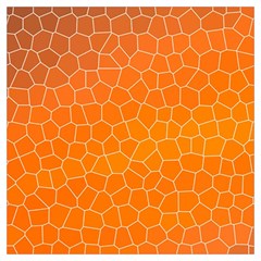 Orange Mosaic Structure Background Lightweight Scarf  by Hannah976