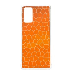 Orange Mosaic Structure Background Samsung Galaxy Note 20 Tpu Uv Case by Hannah976