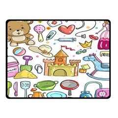 Baby Equipment Child Sketch Hand Fleece Blanket (small) by Hannah976