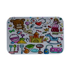 Baby Equipment Child Sketch Hand Open Lid Metal Box (silver)   by Hannah976