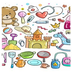 Baby Equipment Child Sketch Hand Wooden Puzzle Square by Hannah976