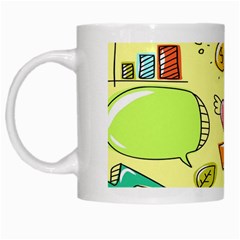 Cute Sketch Child Graphic Funny White Mug by Hannah976