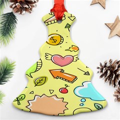 Cute Sketch Child Graphic Funny Christmas Tree Ornament (two Sides) by Hannah976