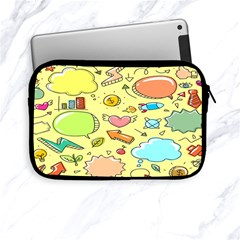 Cute Sketch Child Graphic Funny Apple Ipad Mini Zipper Cases by Hannah976