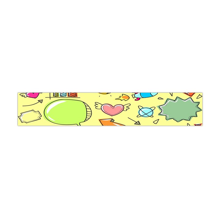 Cute Sketch Child Graphic Funny Premium Plush Fleece Scarf (Mini)