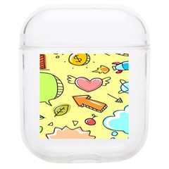 Cute Sketch Child Graphic Funny Soft Tpu Airpods 1/2 Case by Hannah976