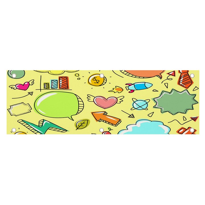 Cute Sketch Child Graphic Funny Banner and Sign 6  x 2 