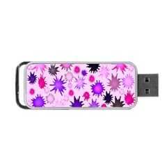 Inks Drops Black Paint Design Portable Usb Flash (one Side) by Hannah976