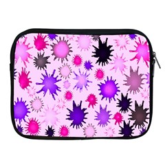 Inks Drops Black Paint Design Apple Ipad 2/3/4 Zipper Cases by Hannah976