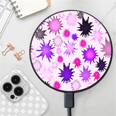 Inks Drops Black Paint Design Wireless Fast Charger(black) by Hannah976