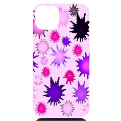 Inks Drops Black Paint Design Iphone 14 Plus Black Uv Print Case by Hannah976