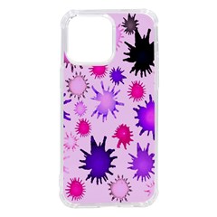 Inks Drops Black Paint Design Iphone 14 Pro Max Tpu Uv Print Case by Hannah976