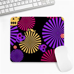 Seamless Halloween Day Of The Dead Large Mousepad by Hannah976