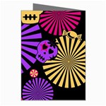 Seamless Halloween Day Of The Dead Greeting Cards (Pkg of 8) Right