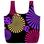 Seamless Halloween Day Of The Dead Full Print Recycle Bag (XL) Back