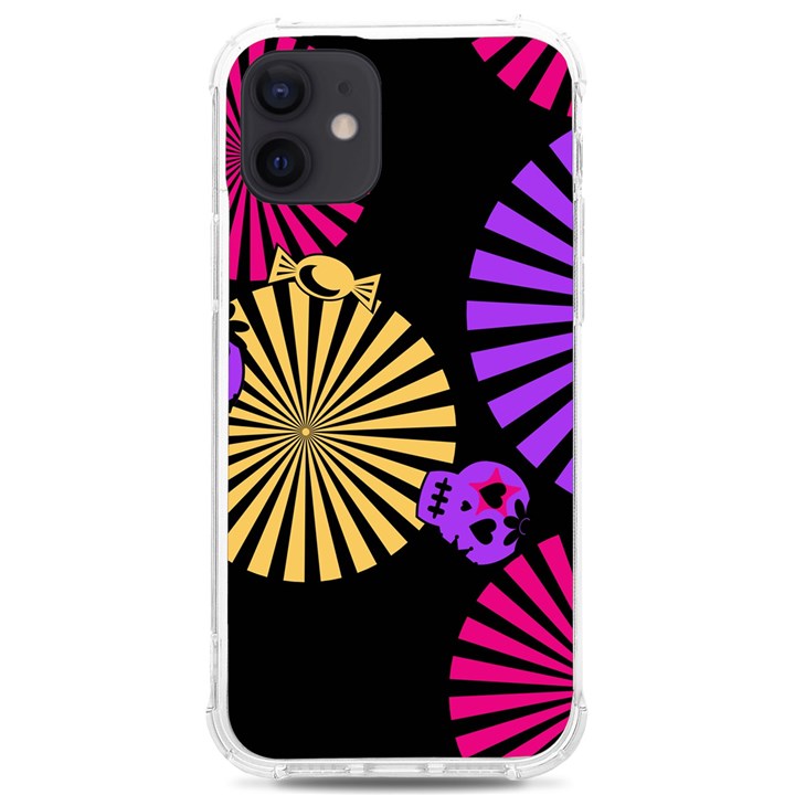 Seamless Halloween Day Of The Dead iPhone 12/12 Pro TPU UV Print Case