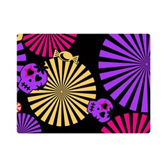 Seamless Halloween Day Of The Dead Premium Plush Fleece Blanket (mini) by Hannah976