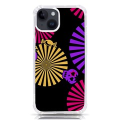 Seamless Halloween Day Of The Dead Iphone 14 Tpu Uv Print Case by Hannah976