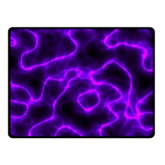 Purple Pattern Background Structure Two Sides Fleece Blanket (small) by Hannah976