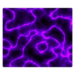 Purple Pattern Background Structure Two Sides Premium Plush Fleece Blanket (small) by Hannah976