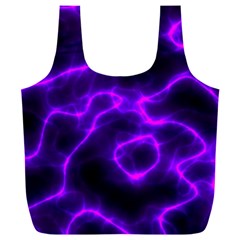 Purple Pattern Background Structure Full Print Recycle Bag (xxl) by Hannah976