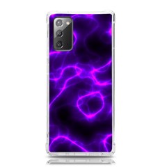 Purple Pattern Background Structure Samsung Galaxy Note 20 Tpu Uv Case by Hannah976