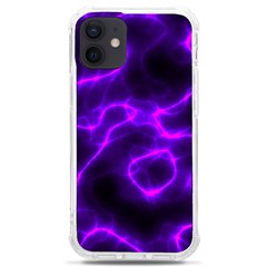 Purple Pattern Background Structure Iphone 12 Mini Tpu Uv Print Case	 by Hannah976