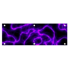 Purple Pattern Background Structure Banner And Sign 6  X 2  by Hannah976