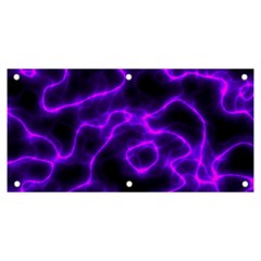 Purple Pattern Background Structure Banner And Sign 6  X 3  by Hannah976