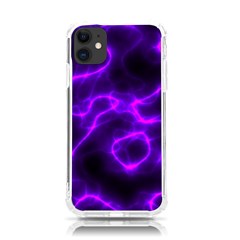 Purple Pattern Background Structure Iphone 11 Tpu Uv Print Case by Hannah976