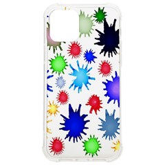 Inks Drops Black Colorful Paint Iphone 12/12 Pro Tpu Uv Print Case by Hannah976