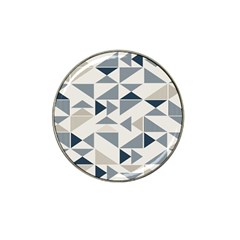 Geometric Triangle Modern Mosaic Hat Clip Ball Marker (4 Pack) by Hannah976