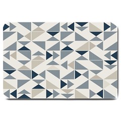 Geometric Triangle Modern Mosaic Large Doormat by Hannah976