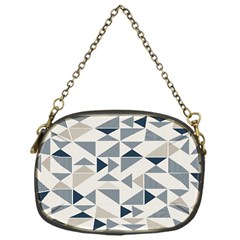 Geometric Triangle Modern Mosaic Chain Purse (one Side) by Hannah976