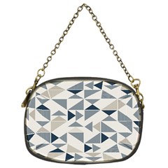 Geometric Triangle Modern Mosaic Chain Purse (two Sides) by Hannah976