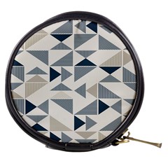 Geometric Triangle Modern Mosaic Mini Makeup Bag by Hannah976