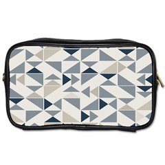 Geometric Triangle Modern Mosaic Toiletries Bag (two Sides) by Hannah976