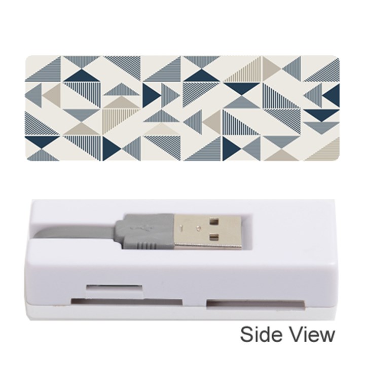 Geometric Triangle Modern Mosaic Memory Card Reader (Stick)