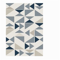 Geometric Triangle Modern Mosaic Large Garden Flag (two Sides) by Hannah976