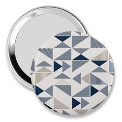 Geometric Triangle Modern Mosaic 3  Handbag Mirrors by Hannah976