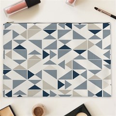 Geometric Triangle Modern Mosaic Cosmetic Bag (xxl) by Hannah976