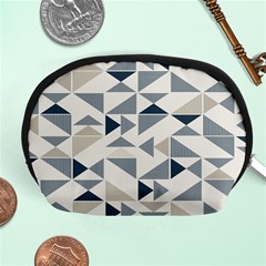 Geometric Triangle Modern Mosaic Accessory Pouch (medium) by Hannah976