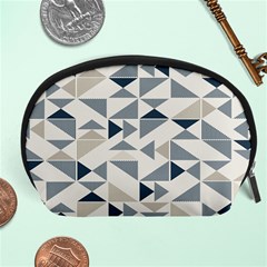 Geometric Triangle Modern Mosaic Accessory Pouch (large) by Hannah976